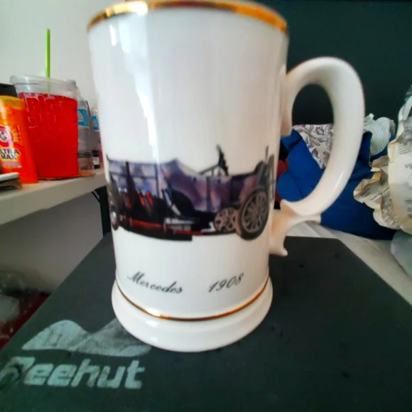 Vintage Mercedes Benz coffee mug